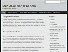 Tablet Screenshot of mediasolutionspro.com